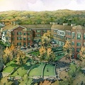 Artist's rendering from the east