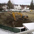 Excavating for foundation