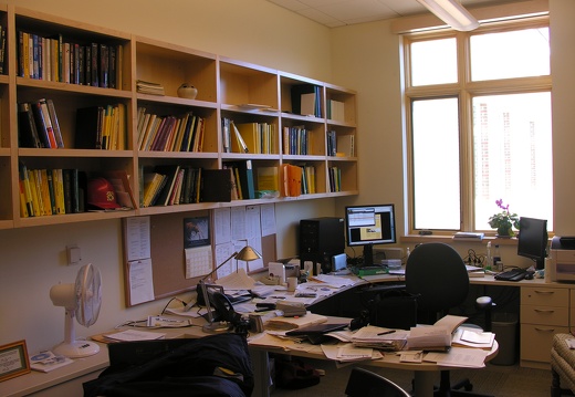 A well-used faculty office