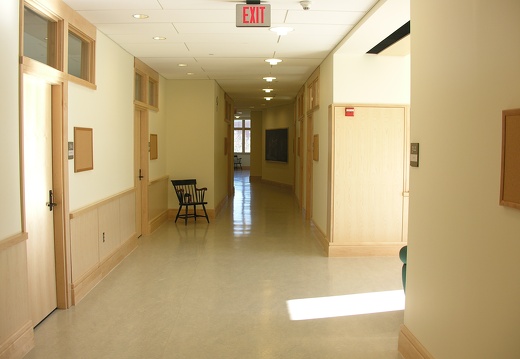Part of third floor corridor