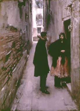 Sargent: A Street in Venice