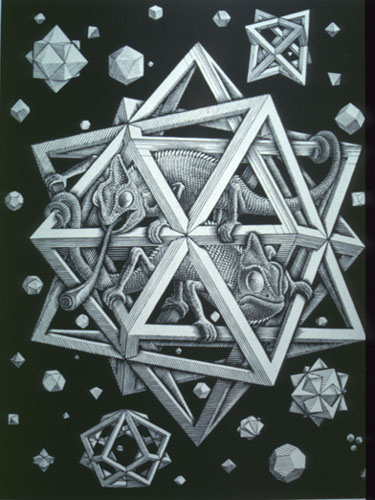 platonic solids art