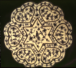 Plate with Star of David