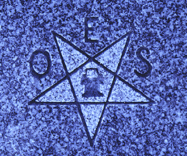 Pentagram from grave marker