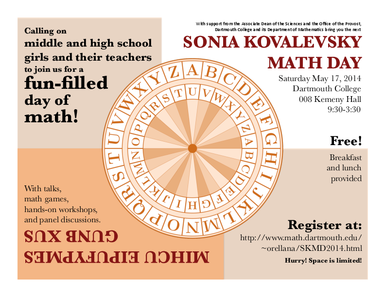 Sonia Kovalevsky Math Day